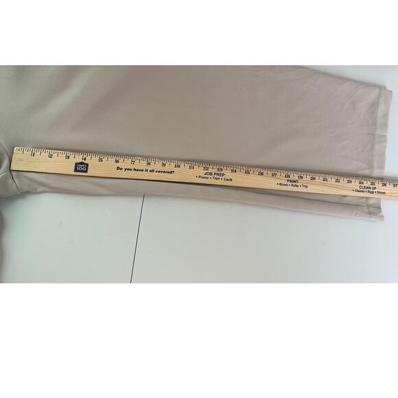 Nicole Miller Wide Leg Light Gray Pants High Rise Elastic Waist Workwear XL - Picture 5 of 8